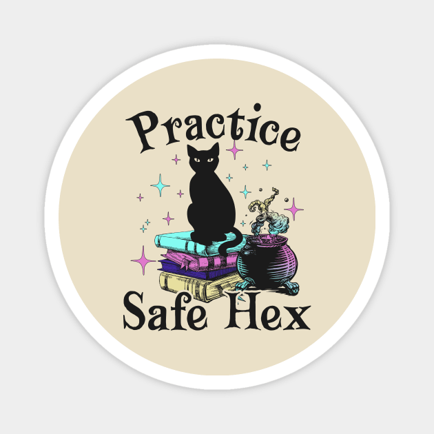 Practice Safe Hex Magnet by Teewyld